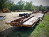 1981 LOADCRAFT Model L-35-SS, 35 Ton Tandem Axle Rigid Neck Lowboy Trailer,
