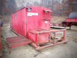 20'x8' Dog House, equipped with work bench, cabinets, electric ceiling ligh