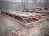 30'x7' Pipe Boat, equipped with wood deck, 8