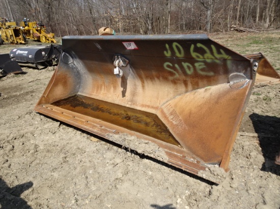 GEM Hydraulic Left Side Dump Bucket, s/n 0216-8226-1, 2.75 cubic yard. In g