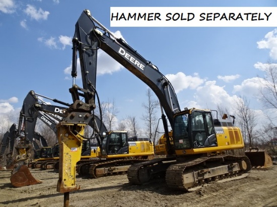 (GIL-129) 2016 JOHN DEERE Model 300G LC Hydraulic Excavator, s/n 1FF300GXEF