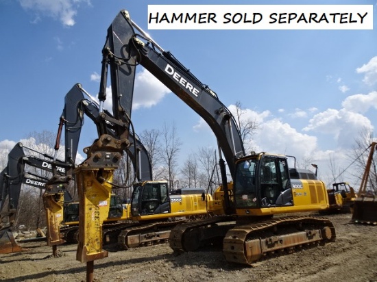 (GIL-083) 2016 JOHN DEERE Model 300G LC Hydraulic Excavator, s/n 1FF300GXVG
