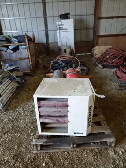 Miscellaneous Heaters, Shop Supplies, Fridge, etc.