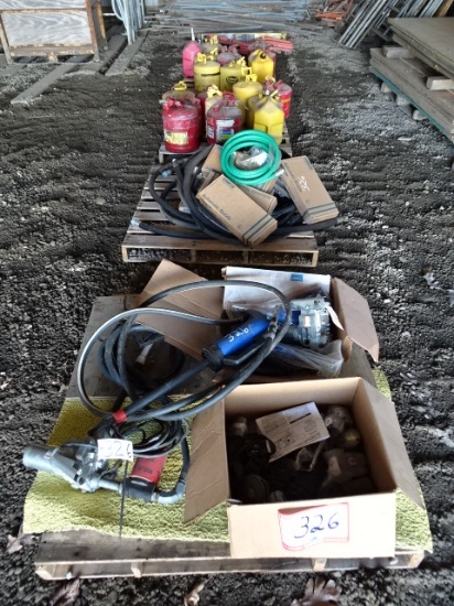 (4 Pallets) Pumps, Hoses, and Fuel Cans