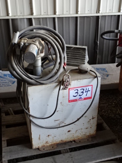 Pickup Truck Fuel Tank and 12 Volt Pump