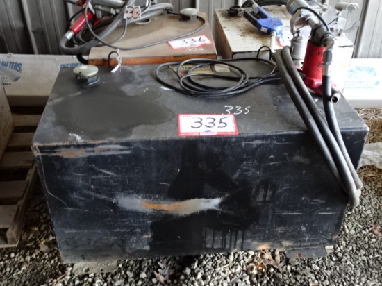 Pickup Truck Fuel Tank and 12 Volt Pump
