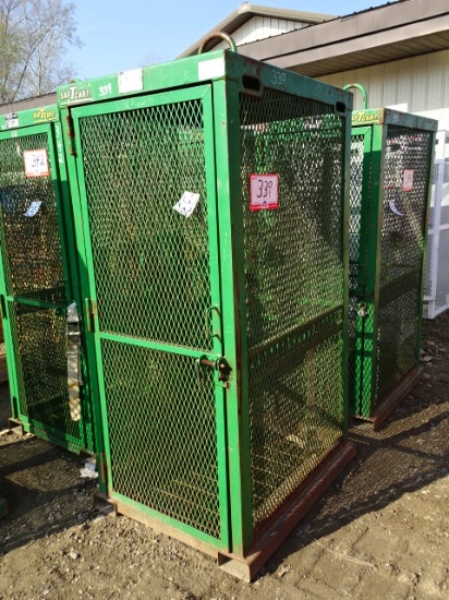 SAFE T CART Material Basket, with fork pockets, s/n 112514, 2,950# capacity