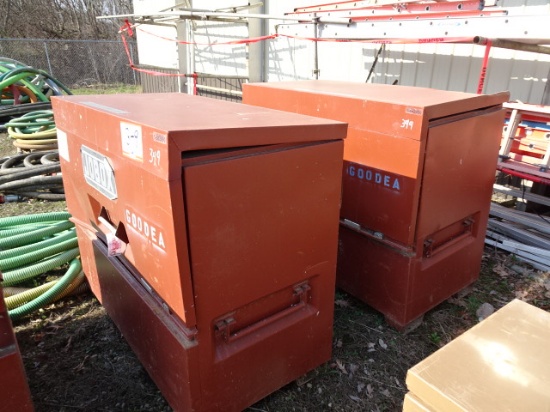 (2) Upright Gang Boxes