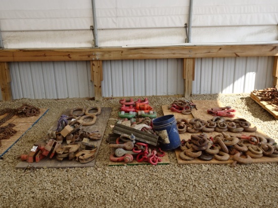Rigging Supplies: Shackles, Swivel Hooks, Plate Dogs, Rings, Beckets