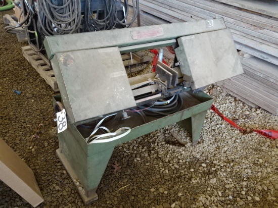 CAROLINA Electric Horizontal Band Saw, s/n HD10. In good condition.