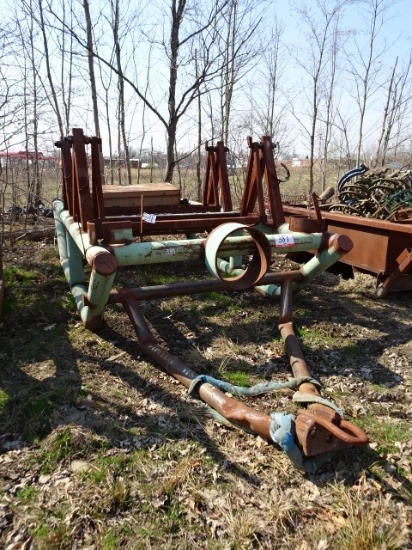 (GP-427) Tow Behind Welding Sled, with (2) Stay-Level welder bunks and tool