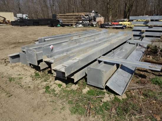 Galvanized I-Beams and Columns