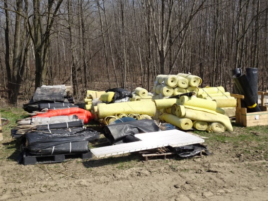 Miscellaneous Plastic, Matting, and Silt Fence (BUYER MUST LOAD)