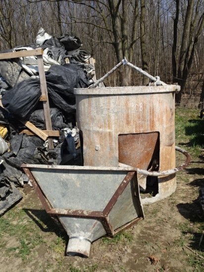 Concrete Bucket and Chute