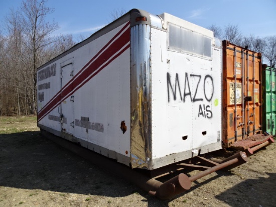 (GP-052) MORGAN 22' Aluminum Storage Container, skid mounted, with (20+/-)