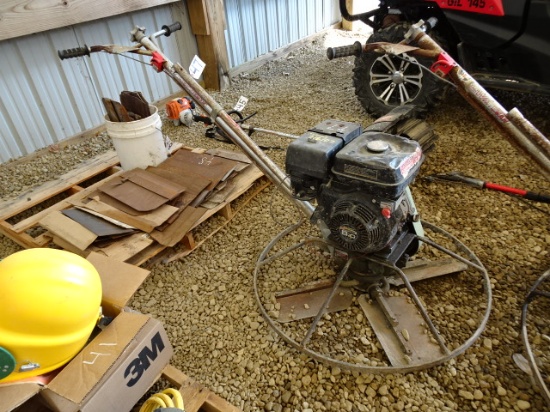 WHITEMAN 36" Honda Gas Powered Concrete Trowel. In good condition.