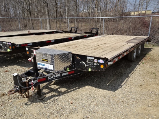 (GIL-036) 2016 CAM SUPERLINE Model 5CAM820LDDO, 8'x20' Tandem Axle Tag-A-Lo