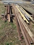 Miscellaneous Steel and Aluminum Angle Iron and (2) H-Beams