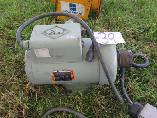 BALDOR 5HP Saw Duty Electric Motor, with switch