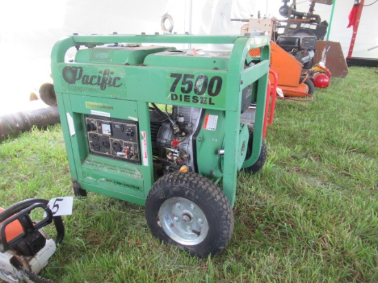 PACIFIC 7500 Portable Diesel Generator