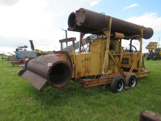 (Unit #PB306) Portable Pit Burner, powered by Detroit 4-53 diesel engine, t