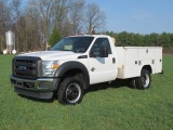(Unit #U106) 2011 FORD Model F-450XL Super Duty Service Truck, VIN# 1FDUF4G