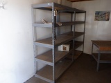Contents of Room Including: Shelving, Cabinets, Stove, and Fire Extinguishe
