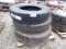 (3) UNUSED 11R24.5 Re-Capped Tires