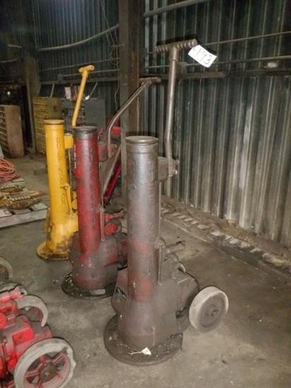 (3) DUFF NORTON 100 Ton Pneumatic Hydraulic Jacks