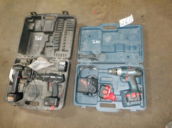 Cordless Drills and Saw