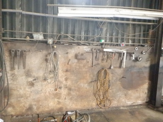 Contents of Tool Board, Creepers, and Bolt Bins (BUYER MUST LOAD)
