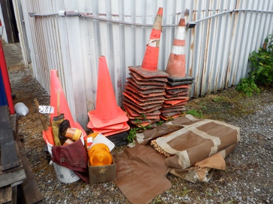 Cones, Flags, and Safety Equipment