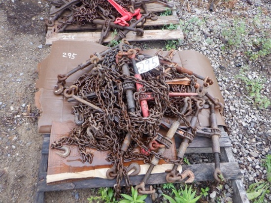 (2 Pallets) Chains and Binders
