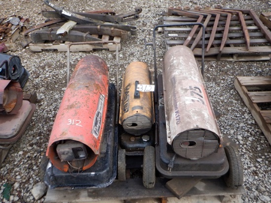 (3) Portable Space Heaters