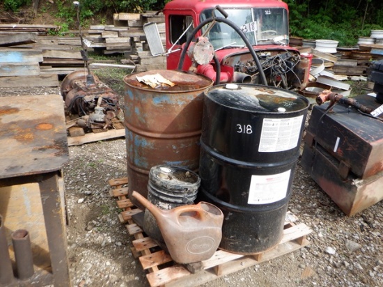 (1 Drum) Antifreeze and (1 Drum) 50/50 Antifreeze Mix