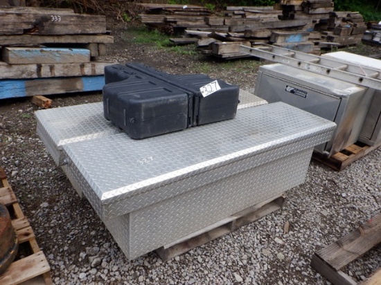 (2) Cross Toolboxes and Poly Truck Pockets