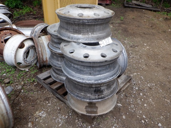 (8) Aluminum Budd Rims