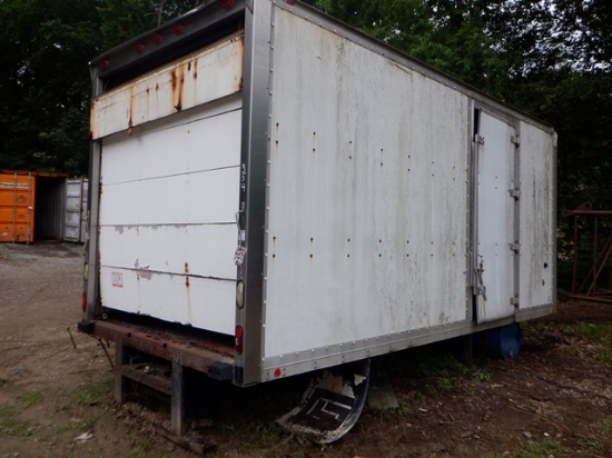 18' Aluminum Truck Body, with rollup rear and side doors