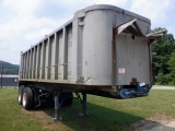 1974 HILLMAN 25' Tandem Axle Dump Trailer, VIN# 2198, equipped with spring