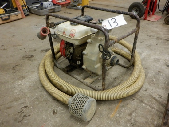 2" Centrifugal Pump, Honda 5.5HP gas