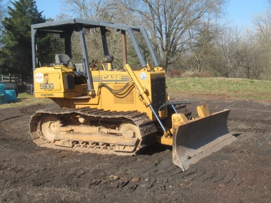 1998 CASE Model 550G Long Track Crawler Tractor, s/n JJG0255683, powered by