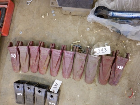 (10) UNUSED Bucket Teeth