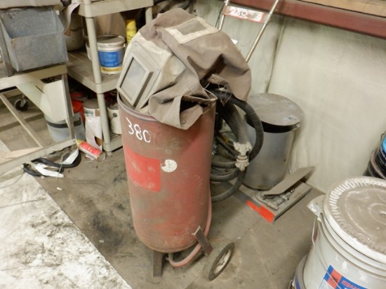 Sandblast Pot, Paint Sprayer, and Mantis