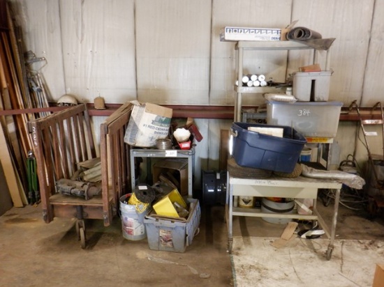 Construction and Building Materials (Remainder of 1/2 of Mezzanine With The