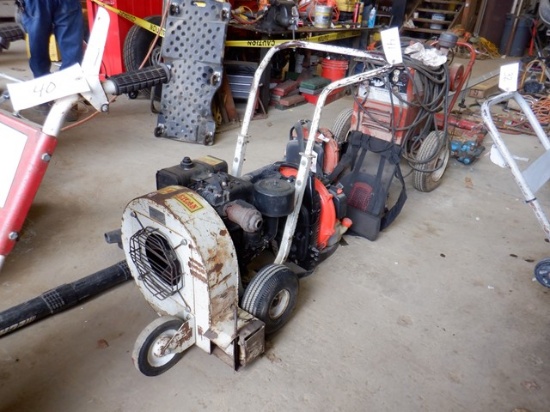 ALL AMERICAN Walk Behind Blower, Briggs & Stratton 7HP gas