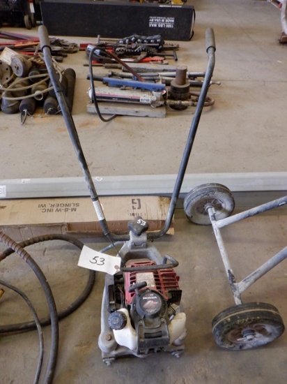 MBW Concrete Vibrator, with 16', 12', and 6' aluminum screeds