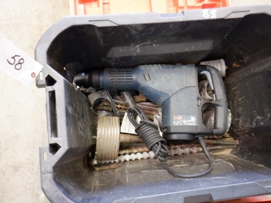 BOSCH Electric Hammer Drill, with bits