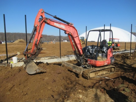 2013 KUBOTA Model KX040-4 Mini Hydraulic Excavator, s/n 20618, powered by K