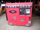 TAHOE TPI7000LXH, 7,000 Watt Diesel Powered Portable Generator, remote star