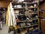 Metal Shelf and Contents (BUYER MUST LOAD)